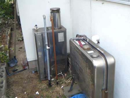 灯油ボイラーからガス給湯器へ取替 広島ガスエナジー株式会社